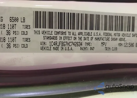 2017 Jeep Grand Cherokee Limited 4X4 из США, поврежденный, VIN 1C4RJFBG7HC742634